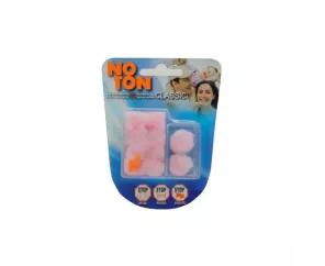 Tapones Oidos Cera Algodon Noton 10 Unidades En Cajita De 2 + Cajita De 8