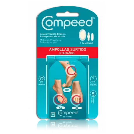 Compeed Ampollas Hidrocoloide Pack Mixto 5 U