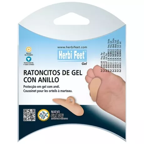 Ratoncito C/Anillo Sujeccion Herbi Feet Polimero Dcho T- S