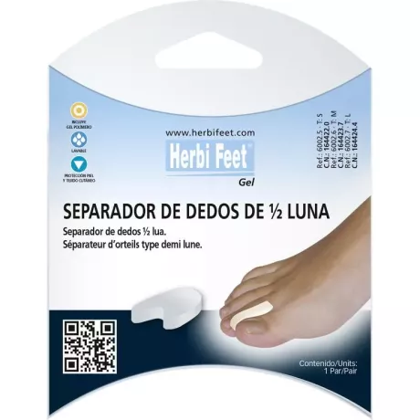 Separadedos Herbi Feet Polimero Media Luna T- M 2 U