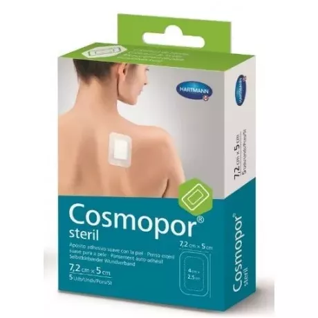 Cosmopor Waterproof Aposito Adhesivo 5 Unidades 7,2 Cm X 5 Cm