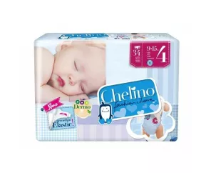 PAÑAL INFANTIL CHELINO FASHION & LOVE T- 4 (9 - 15 KG) 36 PAÑALES