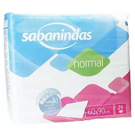 Protector De Cama Sabanindas Absorbente Normal 60 X 90 25 U