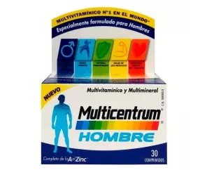 Multicentrum Hombre 30 Comprimidos