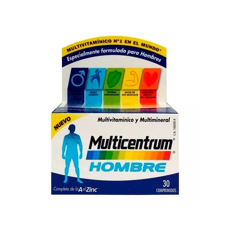 Multicentrum Hombre 30 Comprimidos