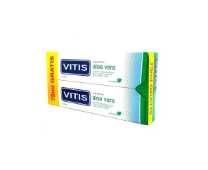 Vitis Aloe Vera Pasta Dentifrica 2 Envases 150 Ml Sabor Menta