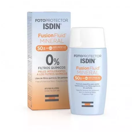 Fotoprotector Isdin Fusion Fluid Mineral SPF 50+ 50ml