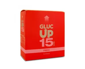 Gluc Up 15 Faes Farma 10 Sticks Sabor Fresa