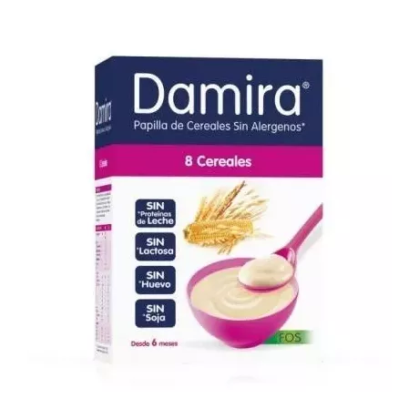 Damira Papilla 8 Cereales Fos 2 Envases 300 G