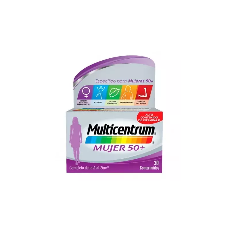 Multicentrum Mujer 50+  30 Comprimidos