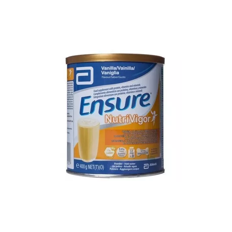 Ensure Nutrivigor 1 Lata 400 G Sabor Vainilla