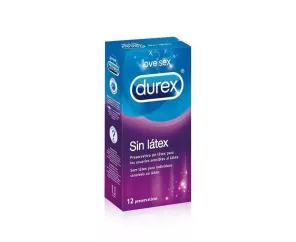 DUREX SIN LATEX PRESERVATIVOS 12 UNIDADES