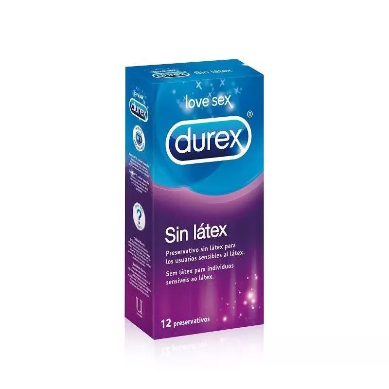 DUREX SIN LATEX PRESERVATIVOS 12 UNIDADES