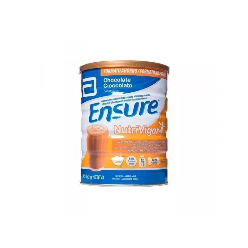 Ensure Nutrivigor 1 Lata 850 G Sabor Chocolate