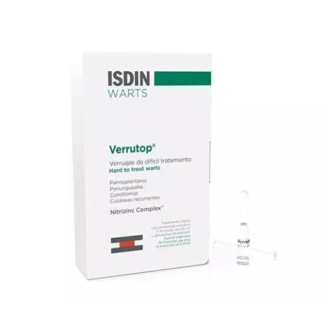 VERRUTOP ISDIN WARTS  4 AMPOLLAS Y APLICADORES 0,10 ML