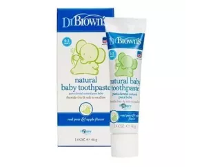 Pasta Dental Infantil Natural Bebe Dr Brown 1 Envase 40 G