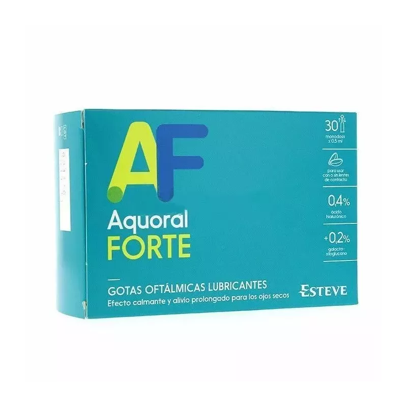 Aquoral Forte Gotas Oftálmicas Lubricantes Monodosis