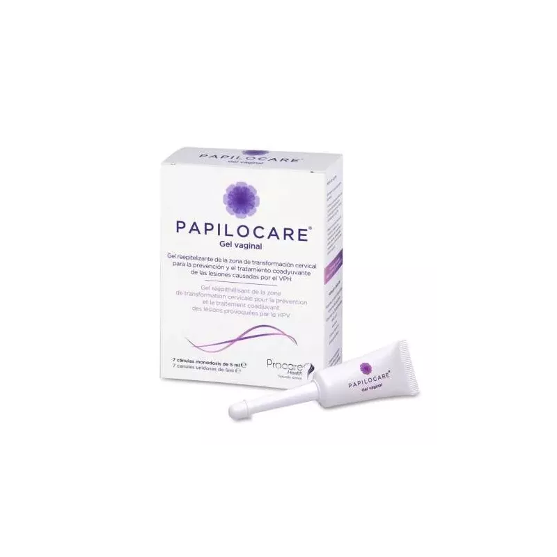 Papilocare Gel Vaginal 7 Canulas 5 Ml