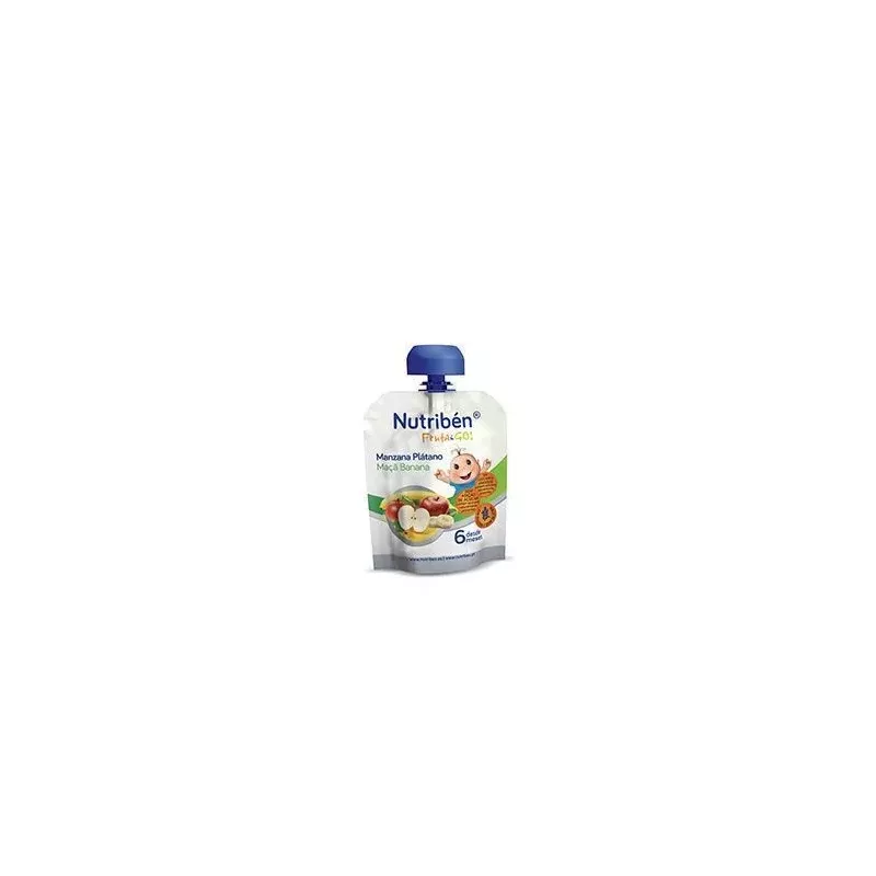 Nutriben Fruta & Go Manzana Platano 1 Envase 90 G