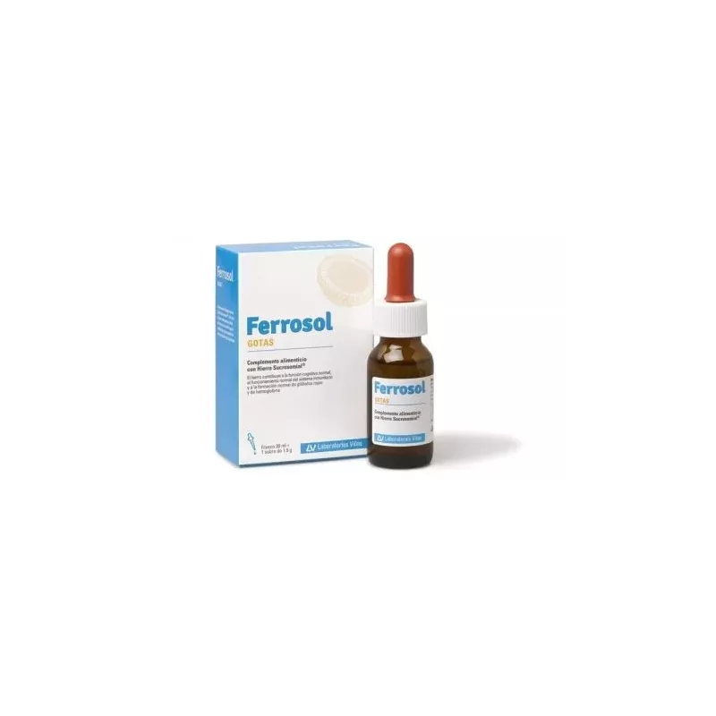 Ferrosol Gotas Y Sobre 1 Frasco 30 Ml + 1 Sobre 1,9 G