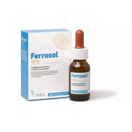 Ferrosol Gotas Y Sobre 1 Frasco 30 Ml + 1 Sobre 1,9 G