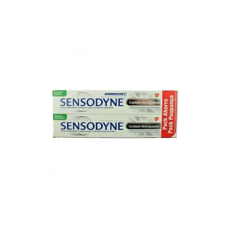 SENSODYNE CUIDADO BLANQUEANTE  2 UNIDADES 75 ML