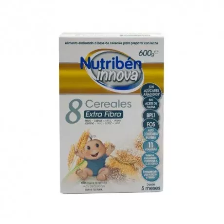 Nutriben Innova 8 Cereales Extra Fibra 1 Envase 600 G