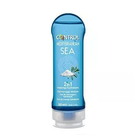 Control Mediterranean Sea 2 In 1 Massaje & Pleasure Gel 1 Envase 200 Ml