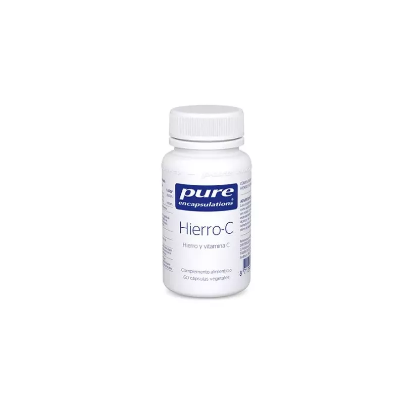 Pure Encapsulations Hierro-C 60 Capsulas