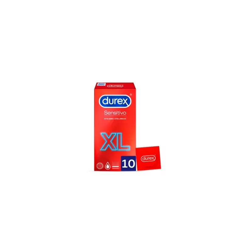 Durex Sensitivo Xl Preservativos 10 Unidades