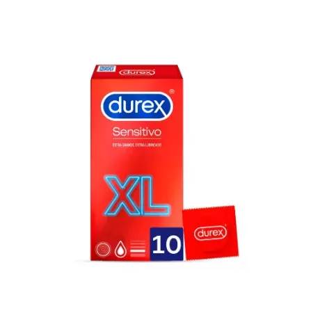 Durex Sensitivo Xl Preservativos 10 Unidades