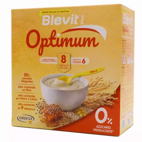 Blevit Plus Optimum 8 Cereales Miel 1 Envase 400 G