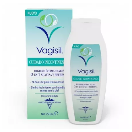 Vagisil Cuidado Incontinencia Higiene Intima 2 En 1 1 Envase 250 Ml