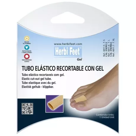 Tubo Elastico Recortable Herbi Feet Con Gel T- L