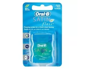 SATIN FLOSS SEDA DENTAL CON CERA 25 M