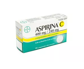 Aspirina C 400/240 Mg 20 Comprimidos Efervescentes