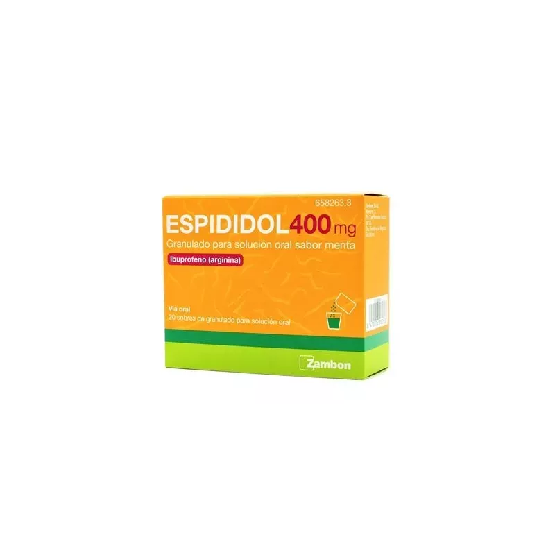 Espididol 400 Mg 20 Sobres Granulado Solucion Oral Menta