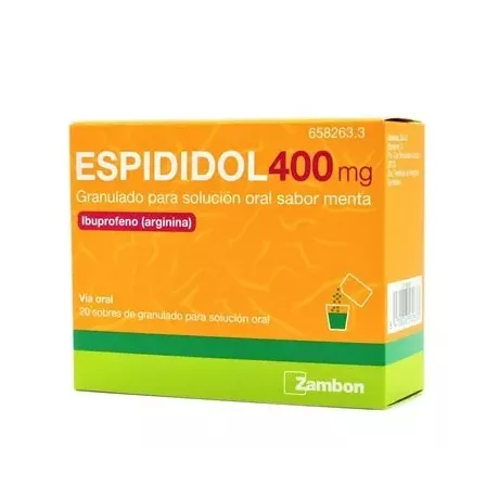 Espididol 400 Mg 20 Sobres Granulado Solucion Oral Menta