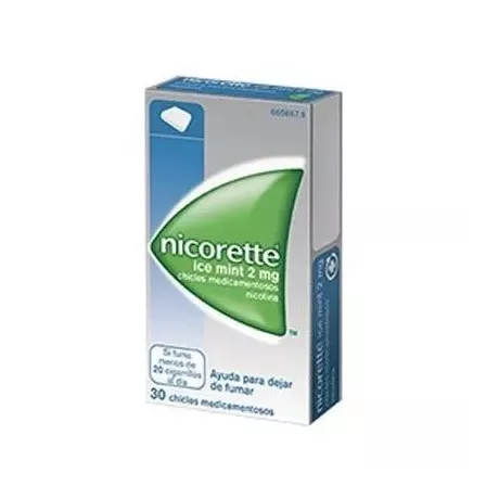 Nicorette Ice Mint 2 Mg 30 Chicles