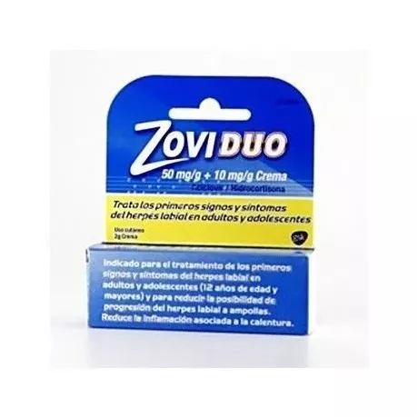 Zoviduo 50/10 Mg/G Crema 1 Tubo 2 G