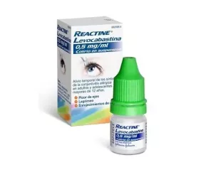 Reactine Levocabastina 0.5 Mg/Ml Colirio 1 Frasco Suspension 4 Ml