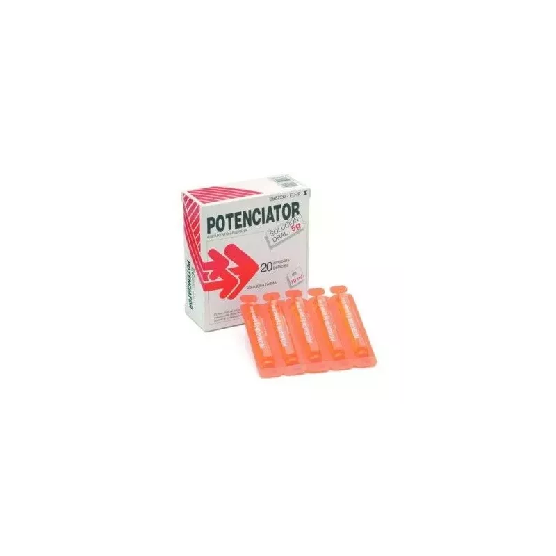 Potenciator 5 G 20 Ampollas Bebibles 10 Ml