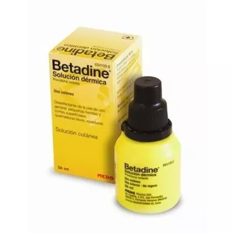 Betadine 100 Mg/Ml Solucion Topica 1 Frasco 50 Ml