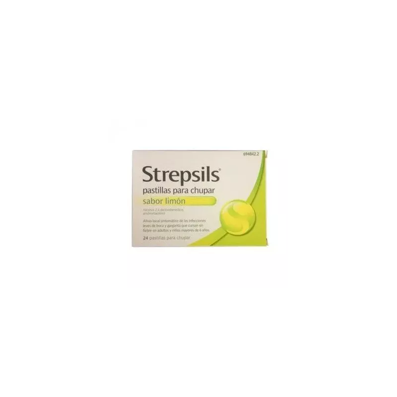 Strepsils 24 Pastillas Para Chupar Limon