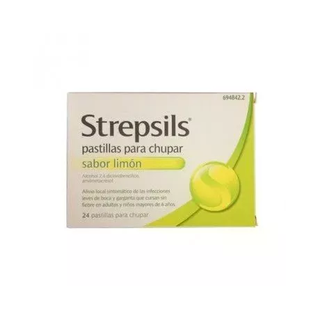 Strepsils 24 Pastillas Para Chupar Limon