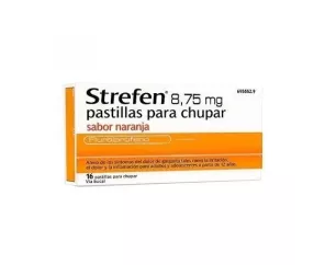 Strefen 8.75 Mg 16 Pastillas Para Chupar Naranja