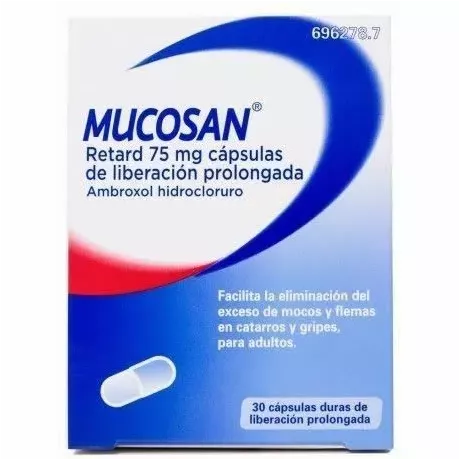 Mucosan Retard 75 Mg 30 Capsulas Liberacion Prolongada