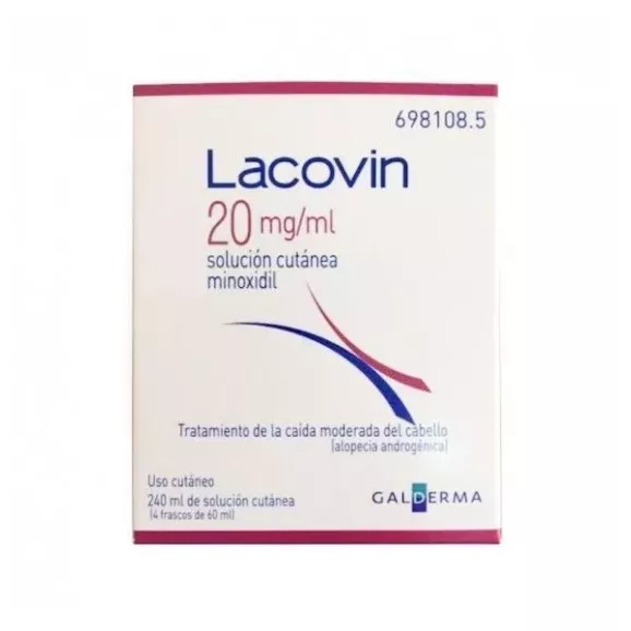 Lacovin 20 Mg/Ml Solucion Cutanea 4 Frascos 60 Ml Lacovin 20 Mg/Ml Solucion Cutanea 4 Frascos 60 Ml