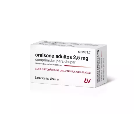 Oralsone Adultos 2.5 Mg 12 Comprimidos Para Chupar