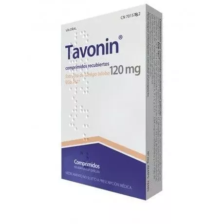 Tavonin 120 Mg 30 Comprimidos Recubiertos